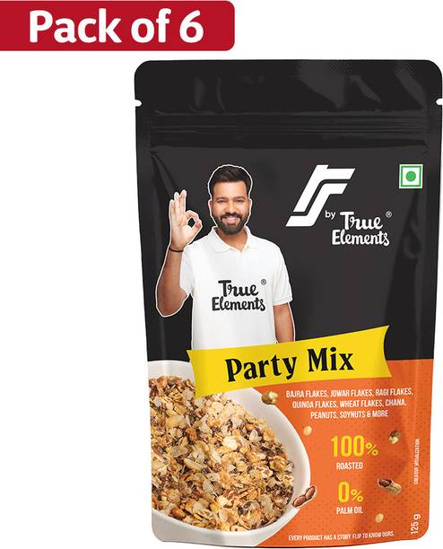 True Elements Party Mix Healthy Snack, Ready to eat seeds mix