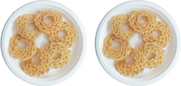 LUSKA Kanyakumari Kai Murukku Namkeen Snack | South Indian Hand Twisted Savoury