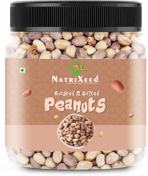 Natrixeed Roasted Salted Peanuts \ Moongfali (1kg) | Rich Healthy | Crunchy Tea Time Snack