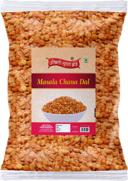 okhli musal brand Organic Masala Chana Dal Namkeen Fried Split Chana Dal Namkeen Snack-250g*1Pack