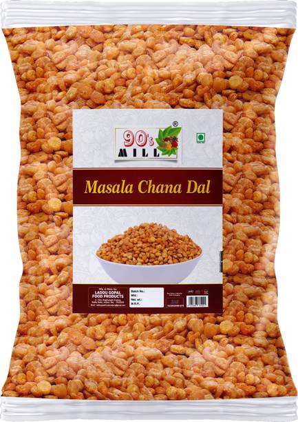 90's MILL Jaipuri Namkeen Masala Chana Dal Namken Rich Chatpata Dal Gluten Free-350g*1Pack