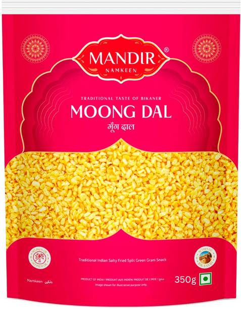 MANDIR Crunchy Moong Dal | Salty Fried Split Green Gram Snack | No Palm Oil Moong Dal