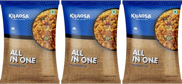 KHAOSA All In One 600Gm (200Gm x 3) Bhujia Sev
