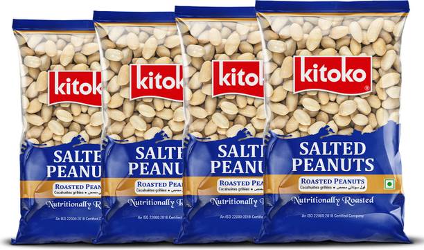 Kitoko Salted Roasted Peanuts Without Skin | Crunchy Salted Peanuts | Roasted Mungfali