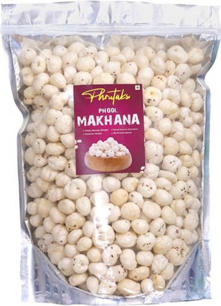 Phrutaks Premium Phool Makhana (200g) Regular Lotus Seed Pop/Gorgon Nut Puffed Kernels