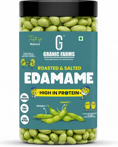Granic Farms Roasted Edamame Beans | Salted Original | Plant - Based Protein Beans (Salted/Roasted)