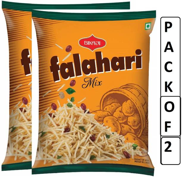 बिकाजी फलाहारी मिक्स नमकीनपोटैटो स्टिक्स स्नैक 200 GRM (पैक ऑफ 2 PCS)