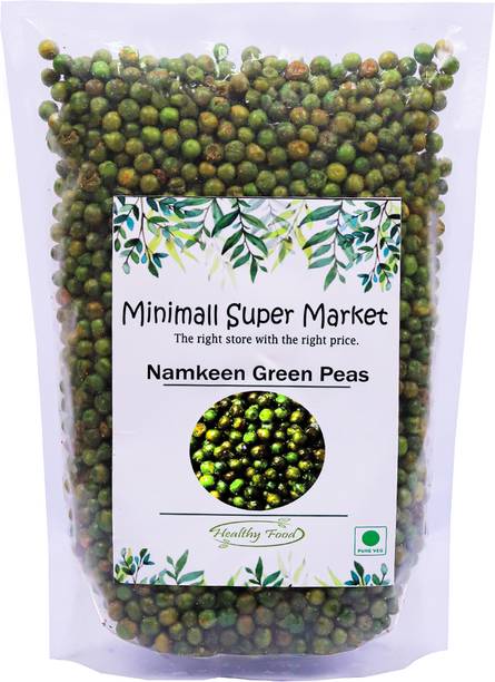 MINIMALL SUPER MARKET Green Salty Masala Peas/Namkeen Peas