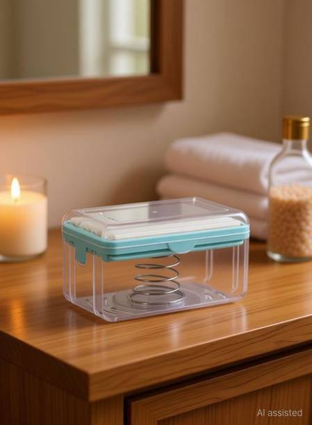 sabahz Soap Cleaning Storage Foaming Box with Bubbler, Foam Soap Dispenser with Roller
