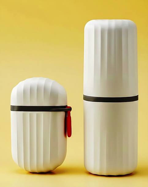 Rosebee Travel Soap Box Case and Travel Toothbrush Case/Toothpaste Holder Combo