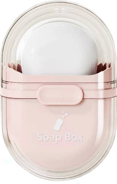 LloydDsouza Stylish, Leak Proof, Drain, Lightweight Soap Box for Travelling & Camping