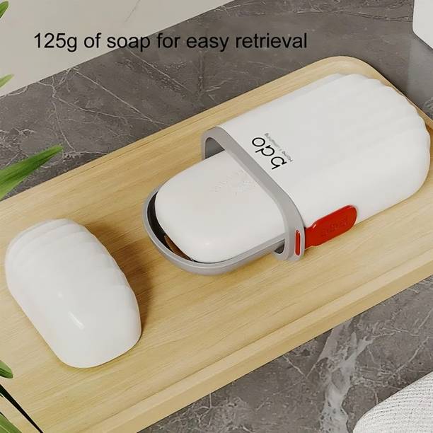 SAKEXA Travel Box Soap Case Bathroom Kitchen Wash Basin Portable