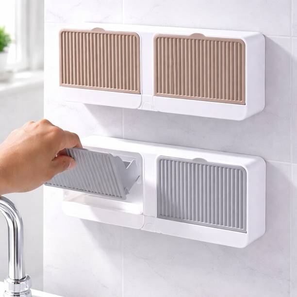 cassava Wall Mounted Storage Box with Flip Cover