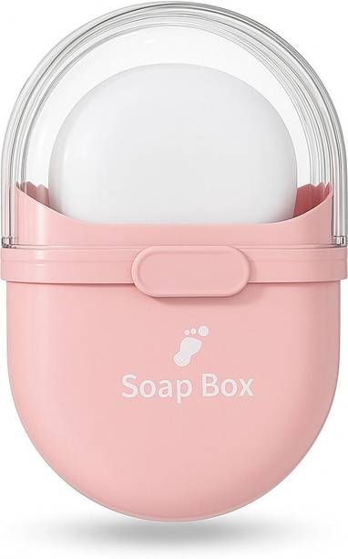 MYSASHOP Portable Soap Box with Drainage Design for Travel & Bathroom Use