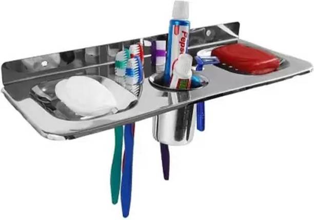 NEELKUND 9 IN 1 Stainless Steel Soap Dish Holder
