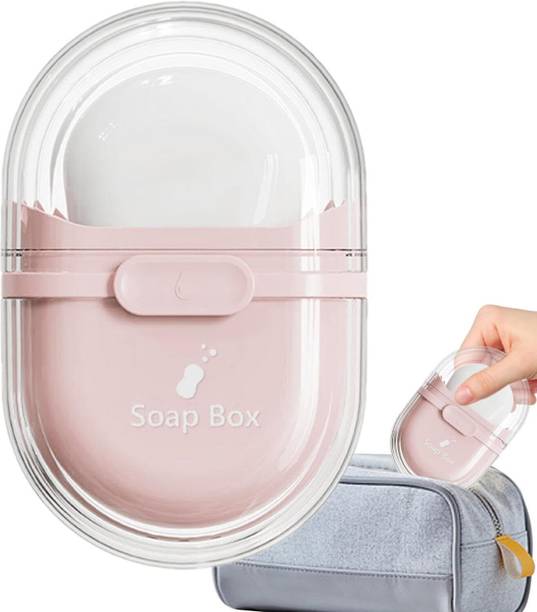 omdaenterprise Soap Box Leak Proof Easy to Carry Bathroom Storage Soap Box