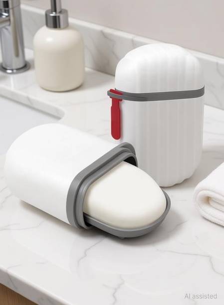 KEVRIZ Portable Soap Holder|Travel Soap Case with Lid Travel & Camping Soap Box
