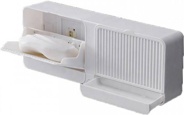 SITARAMMART Wall Mounted Double Layer Soap Box with Drain Tray
