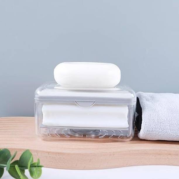 SellVera Soap Cleaning Storage Foaming Box with Bubbler, Foam Soap Dispenser