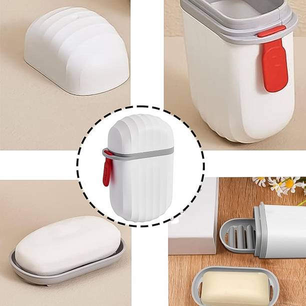 R AND P ENTERPRISE Travel capsule soap holder with Secure Seal Camping Capsule Soap Box