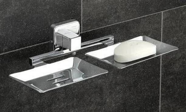 GRIVAN Soap Dish Holder, Self Adhesive Wall Mounted Soa...