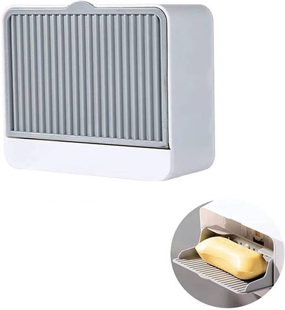 GTC Wall Mounted Soap Holder with Drain Drawer Soap Case Box