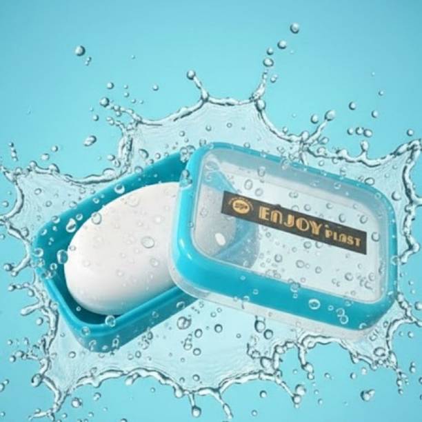 meghnathi store Soap Sky Durable Plastic Soap Case – Blue