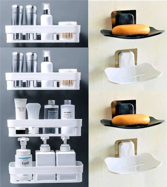 Attilio Adhesive Sticke Shelf Wall Holder Bathroom Stor...