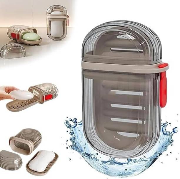 MMTSWorld Travel Soap Case, Soap Holder with Cover Portable Soap Bar Box