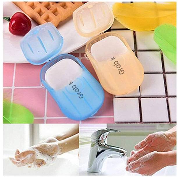 GVJ TRADERS Paper Washing Hand Bath Clean Scented Slice Outdoor Travel