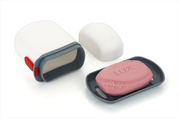 HAPPI Leakproof Travel Soap Case, Soap Dish Box Cover, Soap Holder Bar for Bathroom