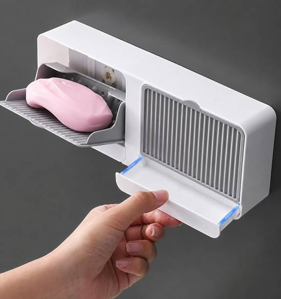 इप्सित Double Bar Soap Dish with Drainage Box