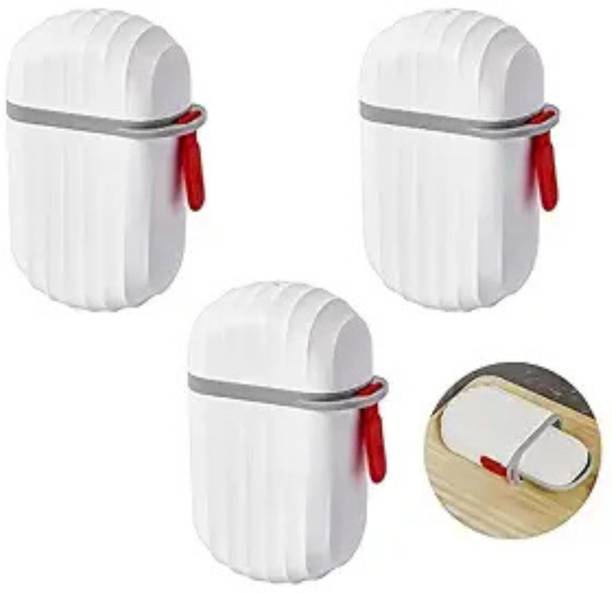 TASMAX Travel Soap Holder Portable Soap case for Travelling Leak Proof [Pack of 3]