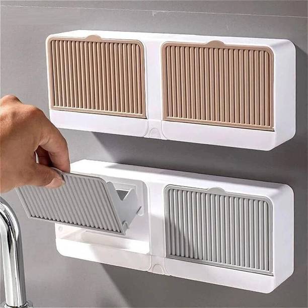 MAK BROTHERS Double Bar Soap Dish with Drainage Box