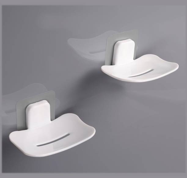 क्रोयवेन Soap Holder for Bathroom - Self-Adhesive Wall-Mounted Soap Case