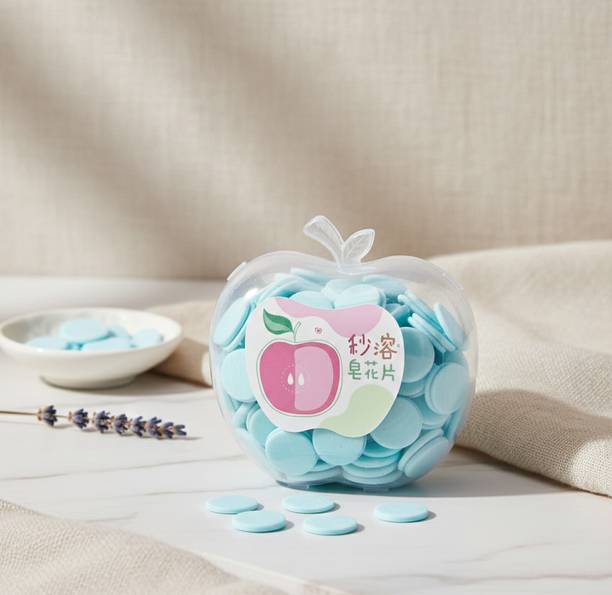 sassy beauty Apple Shape Paper Soap for Hygienic Hand Washing