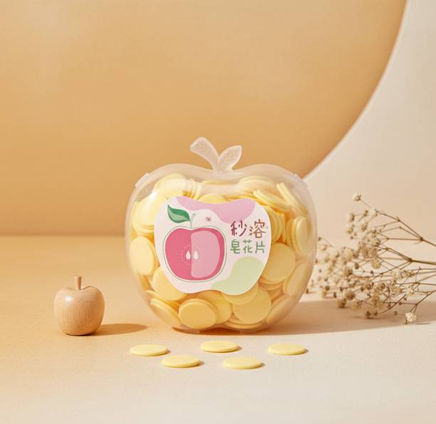 sassy beauty Apple Shape Paper Soap Portable Hand Cleaning Sheets