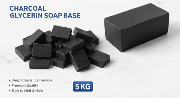 Bodhichitta Natural Charcoal Melt & Pour Soap Base with Chemical-Free Composition