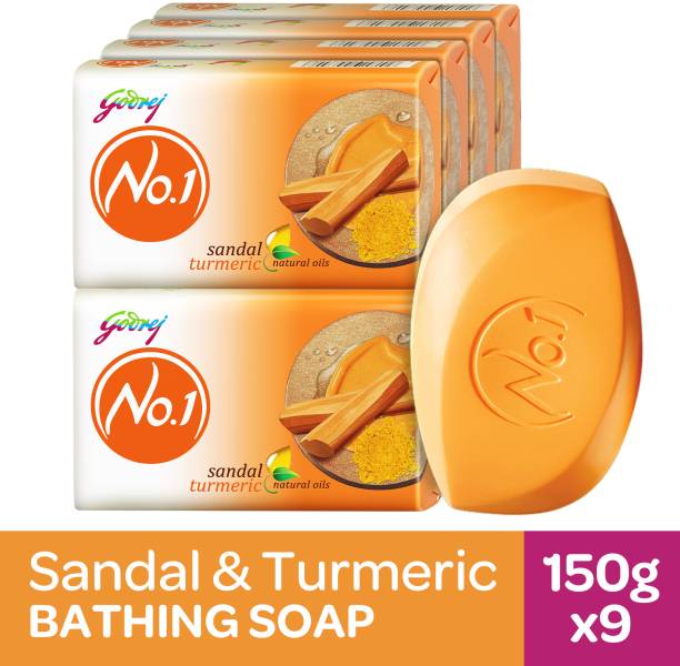 Godrej No.1 Sandal & Turmeric Bath Soap