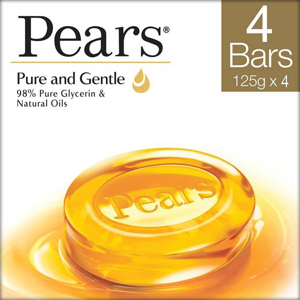 Pears प्योर एंड जेंटल सोप बार ,पैराबेन-फ्री फॉर सॉफ्ट स्किन