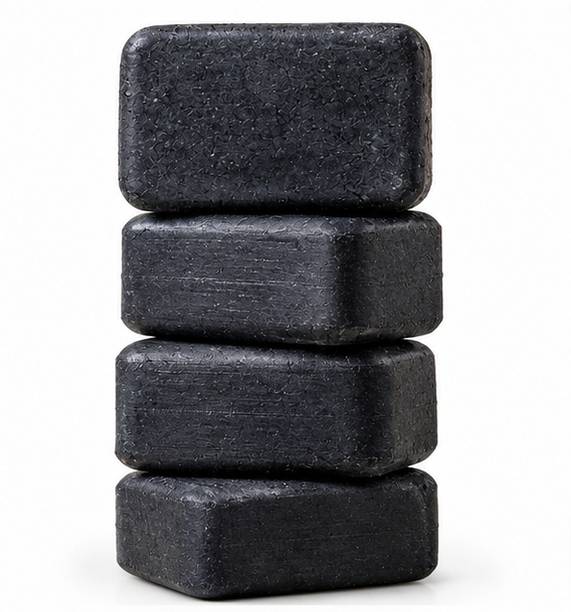 NAREVA Charcoal Detox Soap Bars – Pack of 3