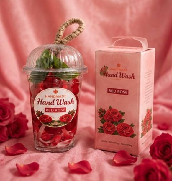 SAULGOODMAN07 Handmade Red Rose Hand 67 Wash soap ( pack of 1 )