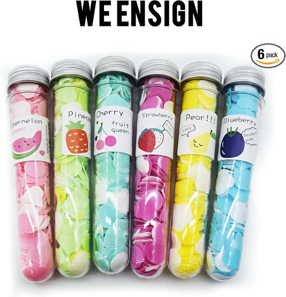 we ensign 6 Tube Bottles of Disposable Hand Wash Cleaning Paper Soaps, Travel Soaps
