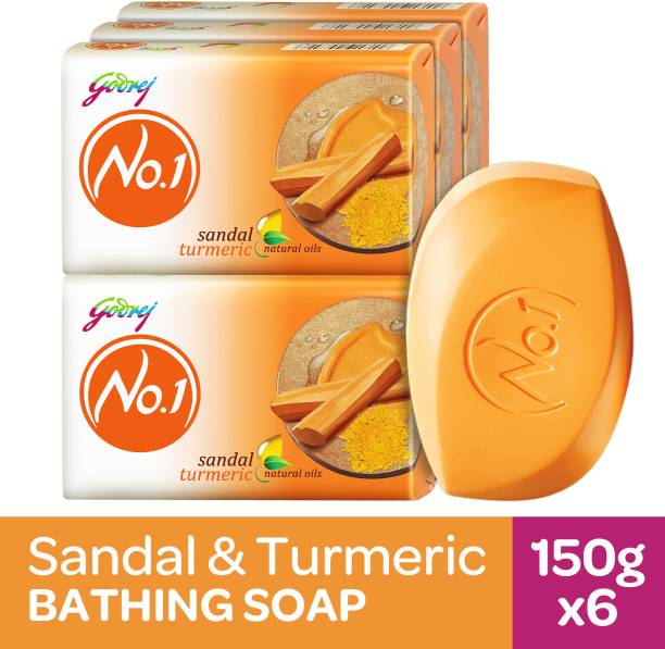 Godrej No.1 Sandal and Turmeric Bath Soap