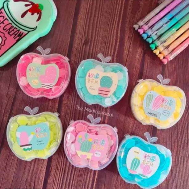 ghorela ABA Travel Apple Shape Paper Soap Bath & Hand Wash Pack of 6