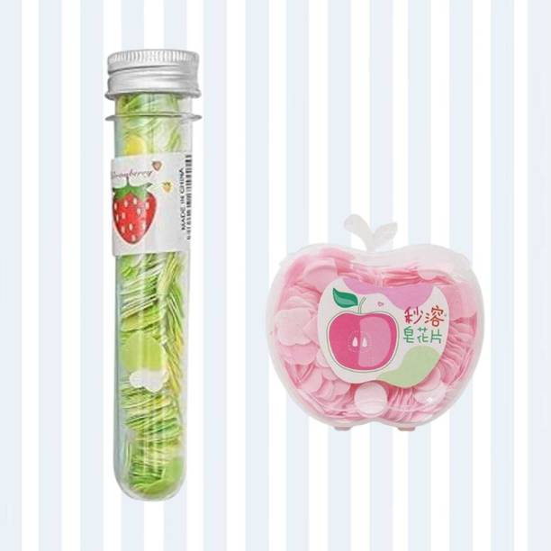 asija makeovers Best Tube Shape Bottle Paper Soap with Apple Shape Disposable Paper Soap