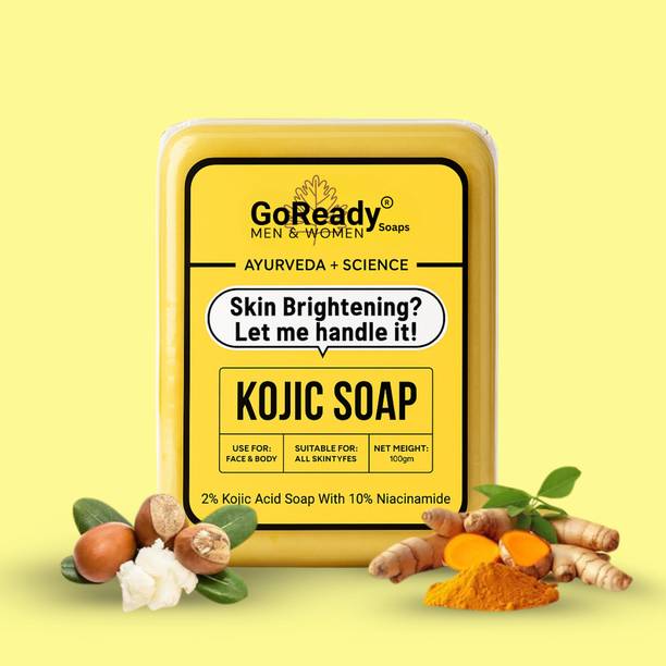 GoReady | 2% Kojic Acid Soap with 10% Niacinamide | Reduce Pigmentation | All Skin Types