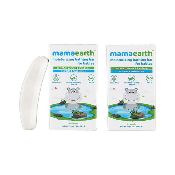 Mamaearth Bathing Bar for Babies - Pack of 4