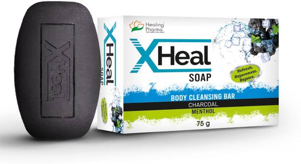 XHEAL Activated Charcoal Soap For Men & Women