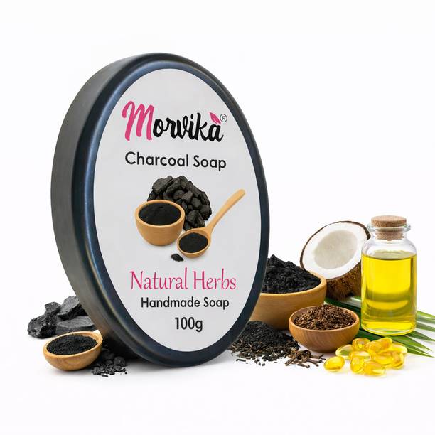 MORVIKA Charcoal Soap for Purifying Face & Body